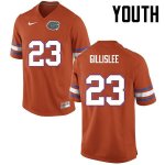 Youth Florida Gators #23 Mike Gillislee NCAA Nike Orange Authentic Stitched College Football Jersey VXE8262JP